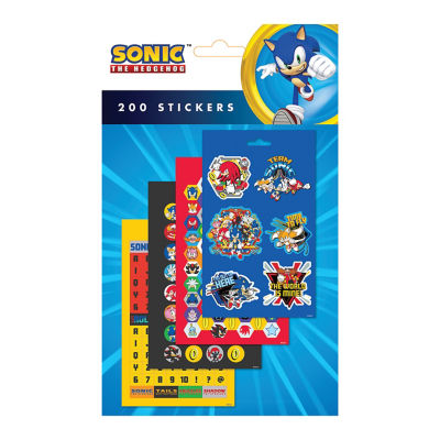 Sonic the Hedgehog sticker set 200 pieces - British product