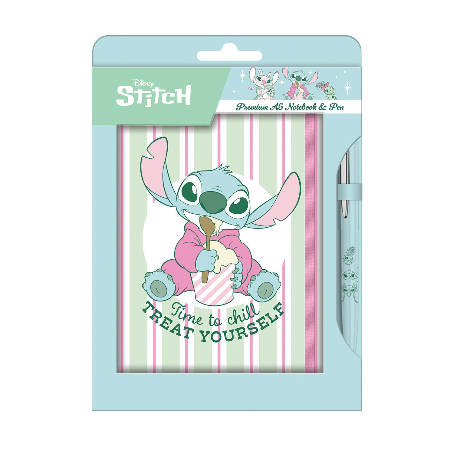 Lilo & Stitch Premium A5 Notebook and Pen Set, UK version
