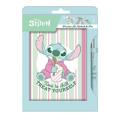 Lilo & Stitch Premium A5 Notebook and Pen Set, UK version