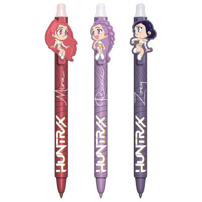 K Pop Demon Hunters erasable gel pens 3-pack, UK version