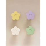 Pastel flower hooks set of 4 decorative wall hooks (British brand)
