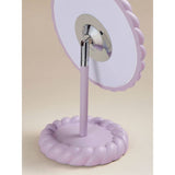 Lilac freestanding mirror with trinket tray base 19x14x26 cm (British brand)