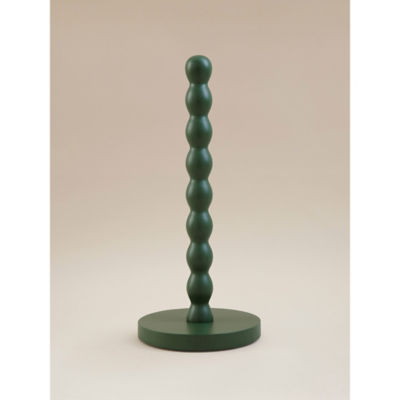 Green MDF toilet roll holder 16x16x36 cm, UK version