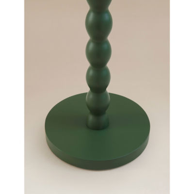Green MDF toilet roll holder 16x16x36 cm, UK version