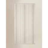 Neutral stripe cotton hand towel, imported from the UK