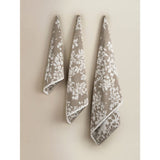 Neutral blossom cotton bath sheet, UK version