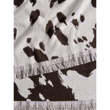 Brown Cow Design cotton bath towel cow motif - British product