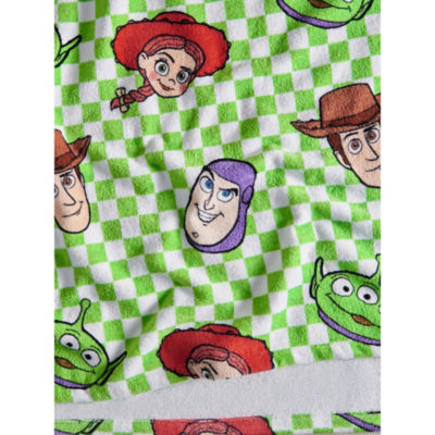 Disney Toy Story green cotton bath sheet, UK version