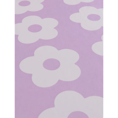 Lilac flower shower curtain polyester 180x180cm - British product
