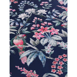 Shower curtain tropical flowers and birds 180x180cm - British product
