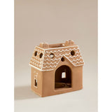 Gingerbread house earthenware burner 13.7 cm - British product