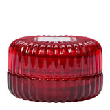 Frosted Candy Cane Tin Candle 70g minty (British brand)