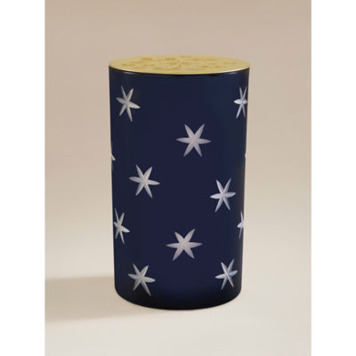 Warm Amber & Cedar candle 9x9x15 cm - British product