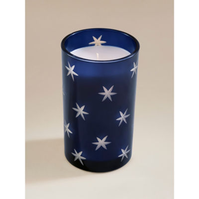 Warm Amber & Cedar candle 9x9x15 cm - British product