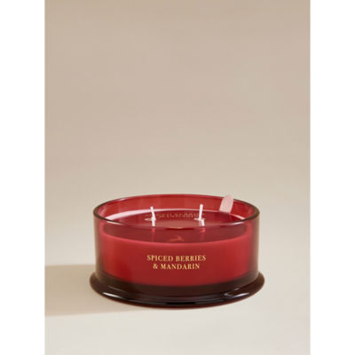 Spiced berries and mandarin large table candle (British brand)