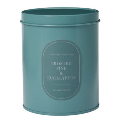 ASDA Frosted Pine & Eucalyptus Tin Candle 175g- Buy online at McGrocer