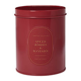 Spiced berries mandarin tin candle 175g, UK version