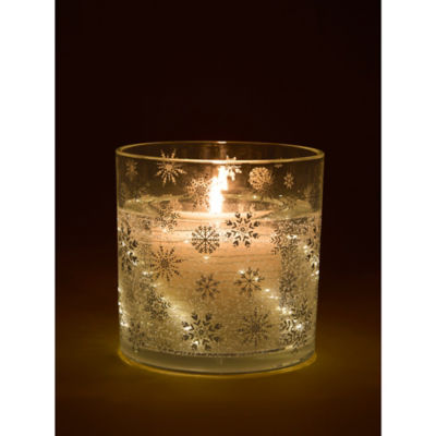 XL LED candle with tropical pineapple scent 15cm - British product