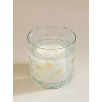 XL LED candle with tropical pineapple scent 15cm - British product