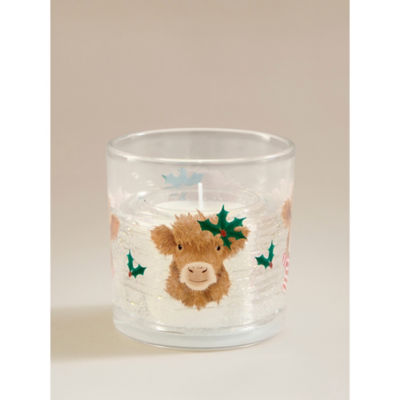 LED Christmas Candle Cow, imported from the UK