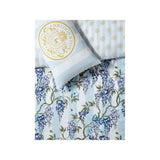 Bridgerton blue wisteria reversible duvet set double, UK version
