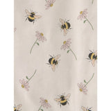 Bees & Daisies fitted sheet double size, imported from the UK