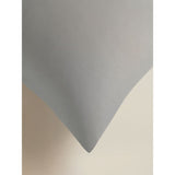 Plain pillowcase pair in soft polycotton fabric, imported from the UK