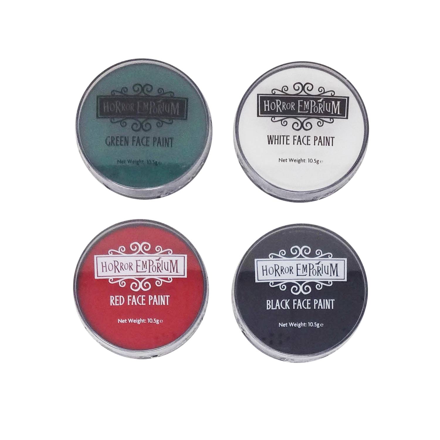 Halloween face paint pots assorted colours 10.5g each, UK version