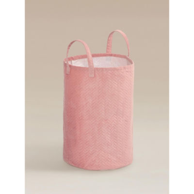 Pink polyester laundry bag 34x34x50cm - British product