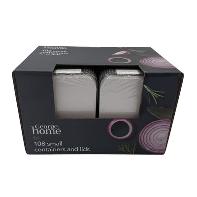 ASDA Aluminium Foil Containers with Lids 108 Pack- Buy online at McGrocer