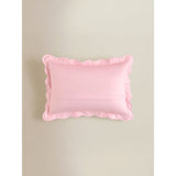 Pink mixed fruit tufted cushion 38x26cm (British brand)