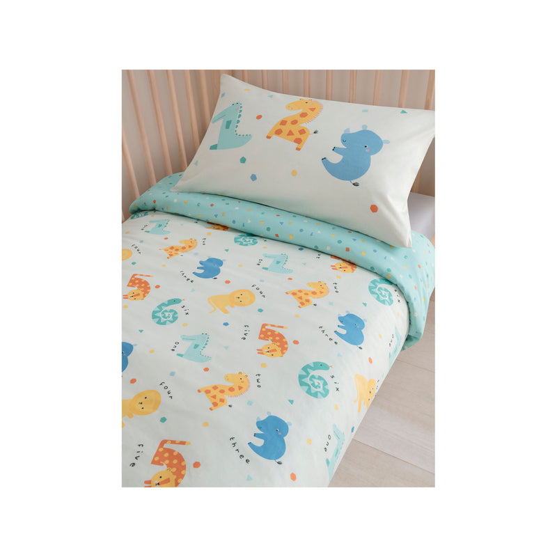 Safari print toddler duvet set 120x150 cm - British product