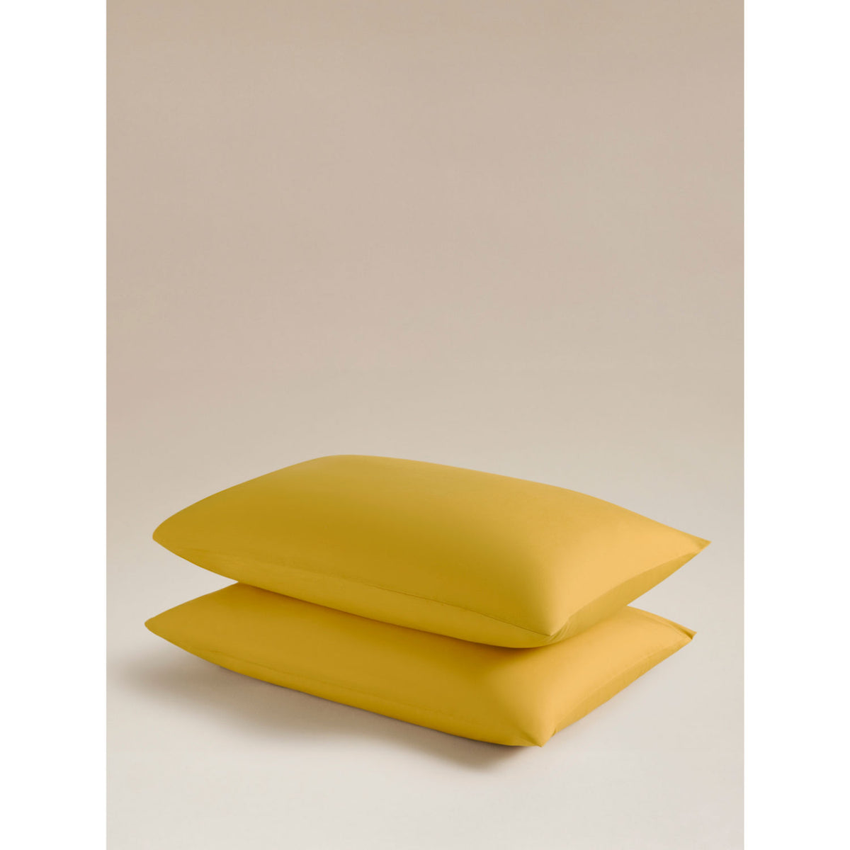 Plain pillowcase pair polycotton bedding, imported from the UK