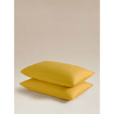 Plain pillowcase pair polycotton bedding, imported from the UK
