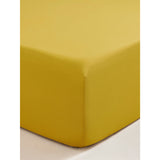 Plain fitted sheet single polycotton for bedroom - British product