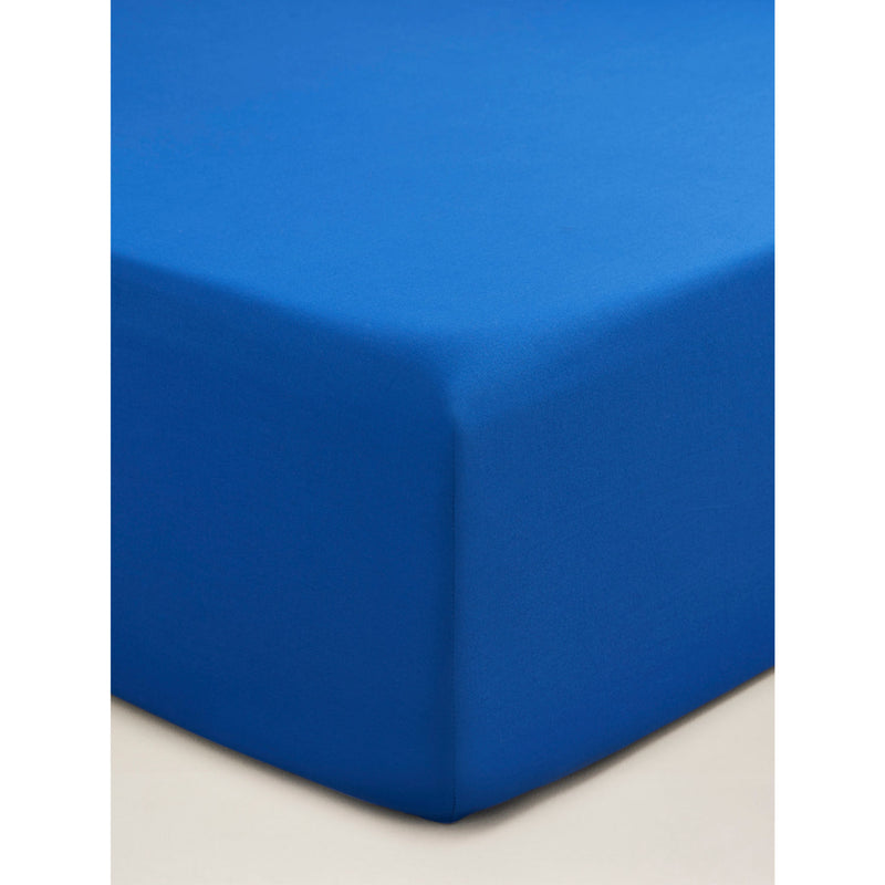Double fitted sheet plain polycotton - British product
