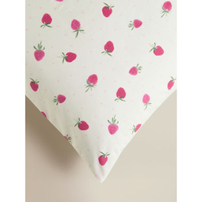 Strawberry pillowcase pair 48x74 cm, imported from the UK