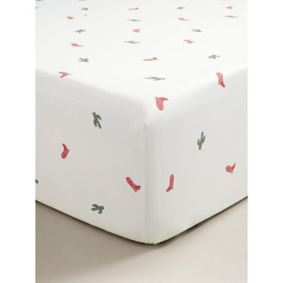 Western icons fitted sheet single size, imported from the UK