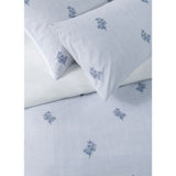 Stacey Solomon embroidered bouquet stripe cotton duvet set double, UK version