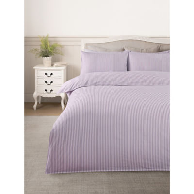 Stacey Solomon reversible stripe cotton duvet set king, UK version