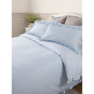 Stacey Solomon gingham frill duvet set double, UK version