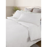 Stacey Solomon white cotton duvet set with Schiffli trim - British product