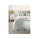 Stacey Solomon seersucker stripe cotton duvet set double, UK version