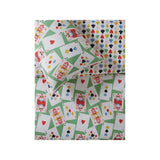 Duvet set reversible playing cards microfibre double - British product