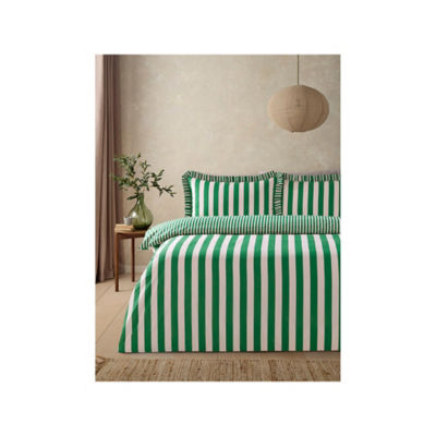 ASDA Box Pleat Striped Duvet Set Single- Buy online at McGrocer