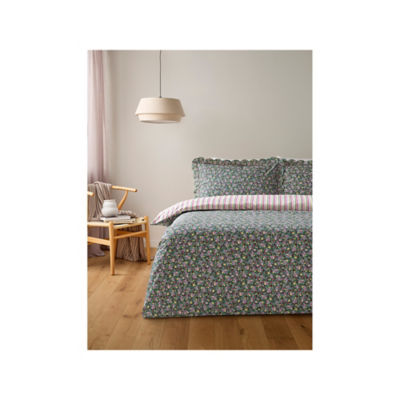 Scattered ditsy scallop duvet set king (British brand)