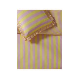 Box pleat striped duvet set king size British product