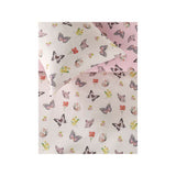 White butterfly reversible duvet set single, UK version