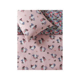 Reversible microfibre duvet set Bunny Blooms King, imported from the UK