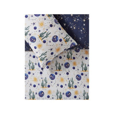 Desert Celestial reversible duvet set single, imported from the UK